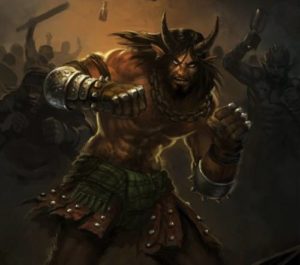 A horned Satyr.