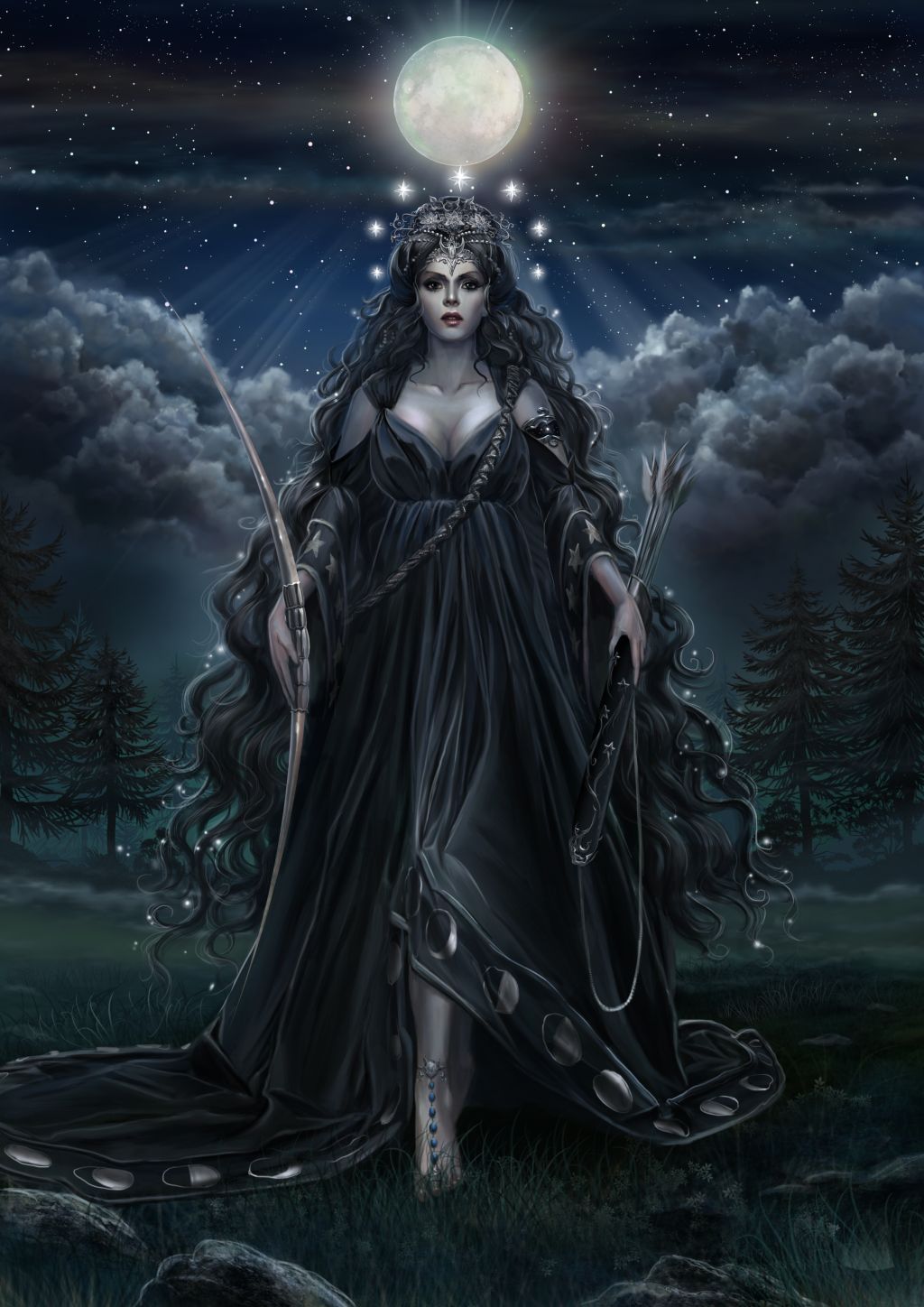 Ourania, Goddess of the Moon