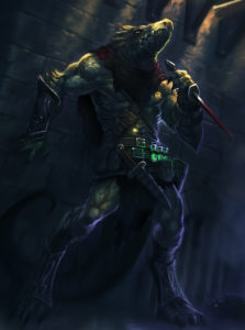 A master of shadows, the Depthswalker stalks in darkness with scythe and dagger.