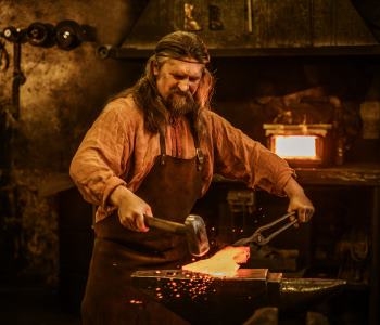 A blacksmith.