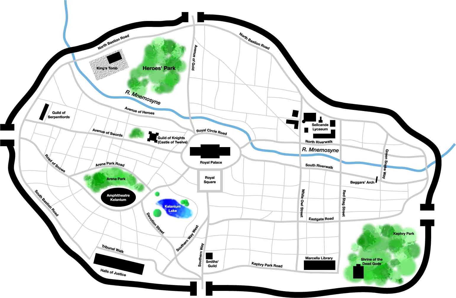 Tactical Map of the city of Seleucar.