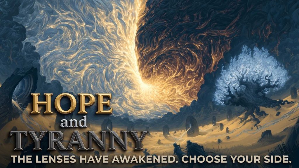 Achaea world event – sidereal lenses awakening, Hope vs Tyranny, Singularity in the desert, Aurora and Apollyon memories revealed