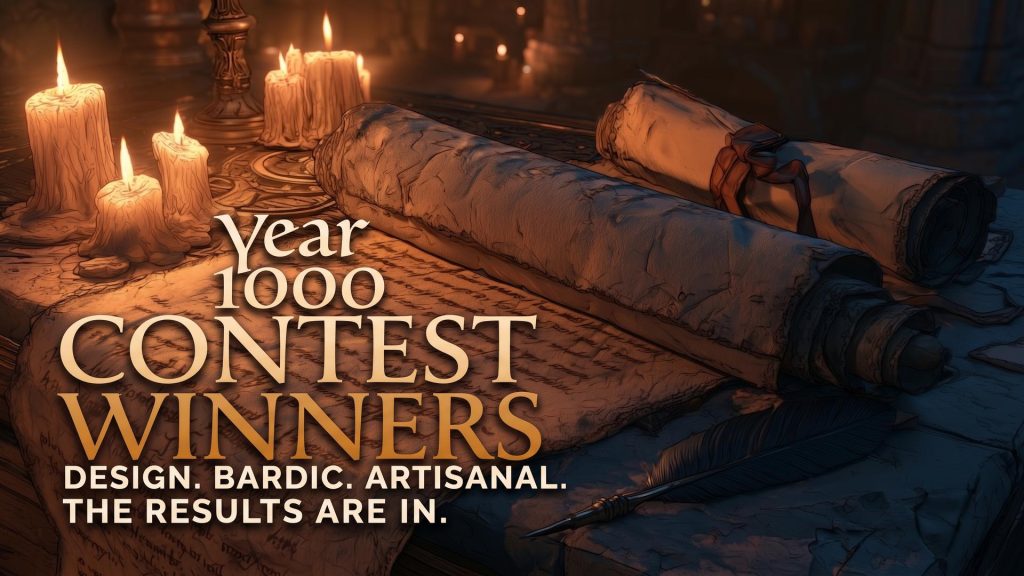 Achaea Year 1000 contest winners -- Design, Bardic, and Artisanal categories announced