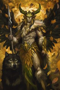 An Atavian Sentinel - illustrative portrait of an Atavian character playing the Sentinel class in Achaea.