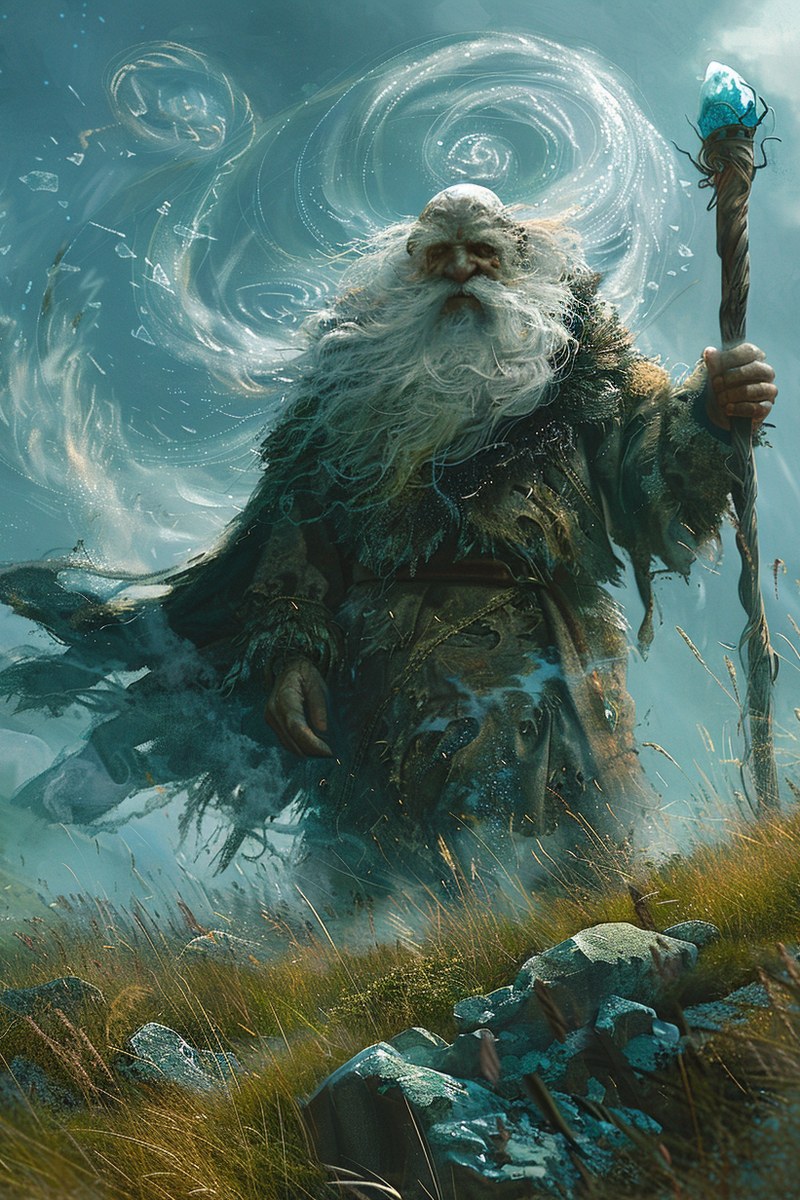 A Dwarves Magi: illustrative portrait.