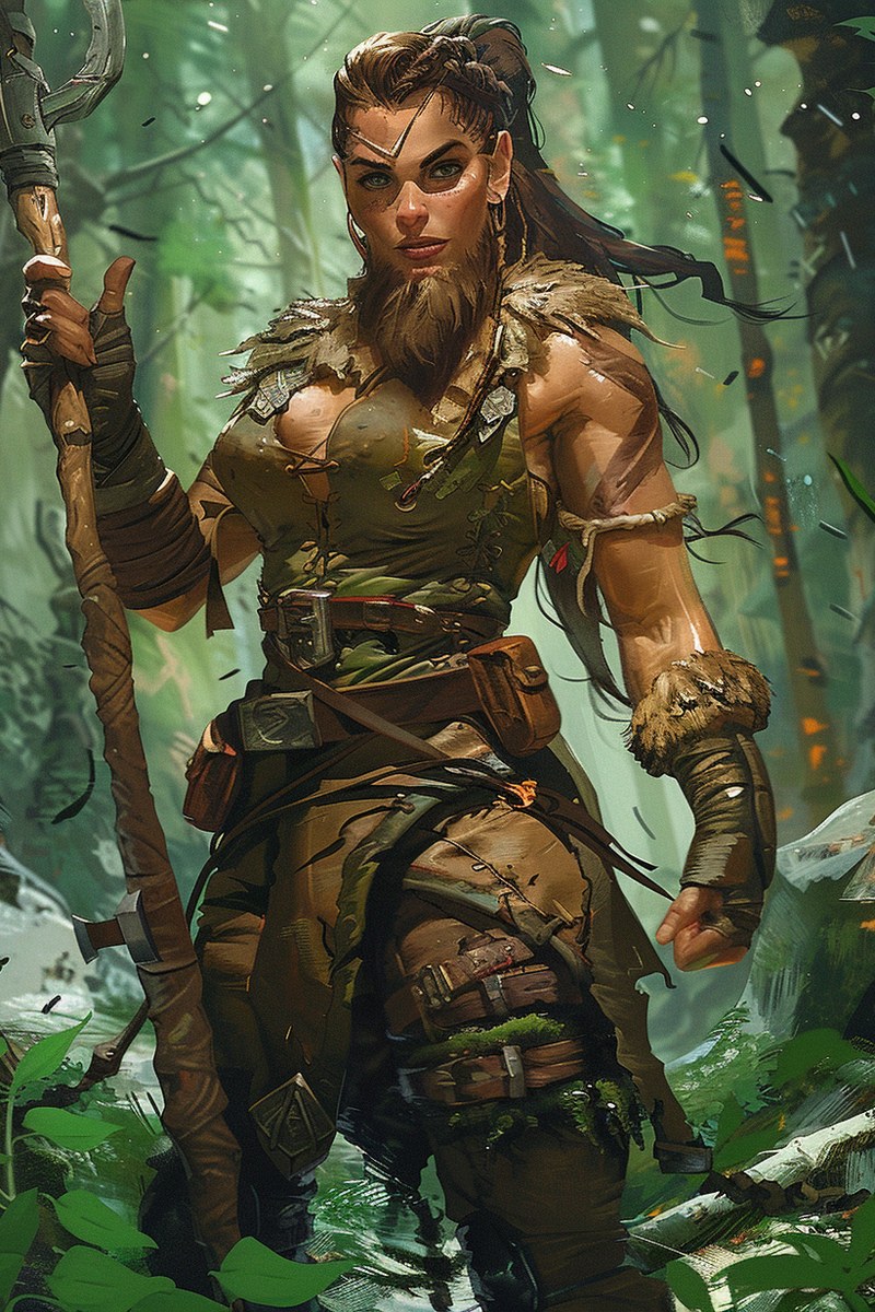 A Dwarves Sentinel: illustrative portrait.