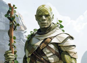 A Fayad character: hero portrait for the Achaea Fayad race page.