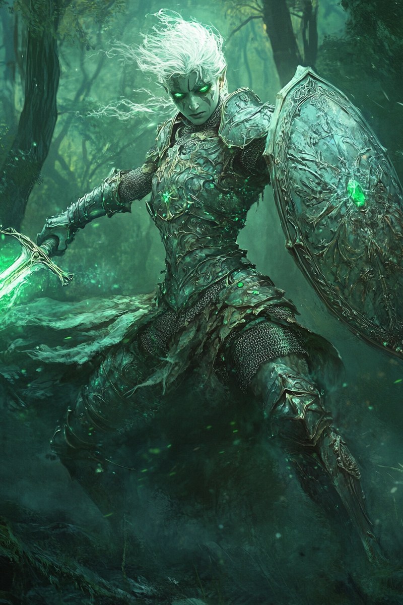 Achaea Fayad Runewarden | Achaea A Fayad Runewarden: illustrative portrait.
