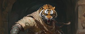 A Rajamala character: hero banner for the Achaea Rajamala race page.