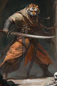 Achaea Rajamala Race Hero - Blademaster | Achaea Rajamala race portrait, linking to the Achaea Rajamala race page.