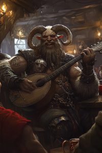 Achaea Satyr Race Hero - Bard | Achaea Satyr race portrait, linking to the Achaea Satyr race page.