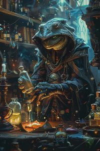 Achaea Xoran Race Hero - Alchemist | Achaea Xoran race portrait, linking to the Achaea Xoran race page.