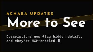 Achaea update: description characteristics now show a note and are MXP-enabled
