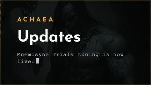 Achaea Mnemosyne Trials tuning update: new affixes and boon fixes