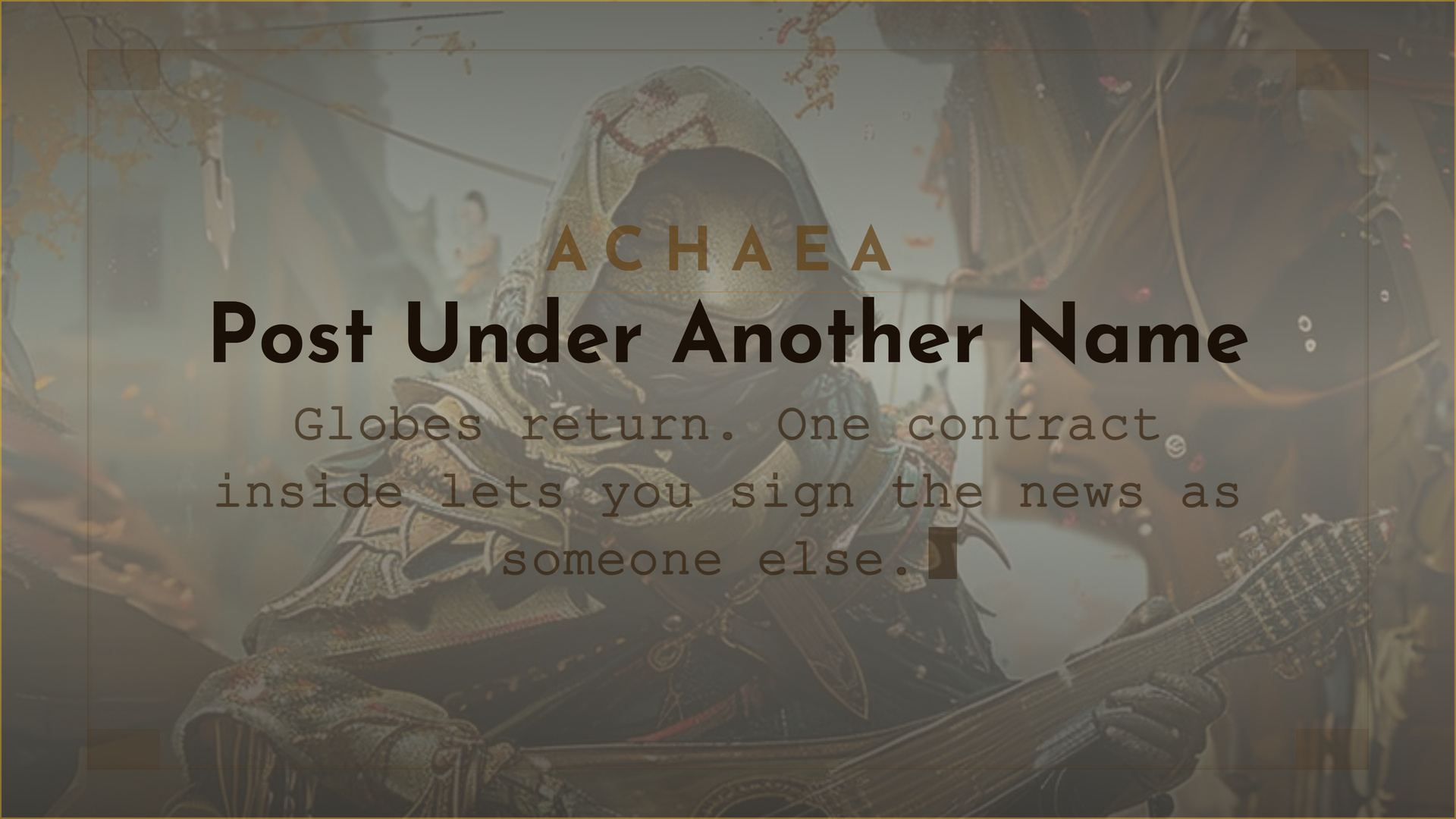 Achaea August promotion: Globes of Shifting Continents return with Moderngods, Empires, and Seafaring talismans