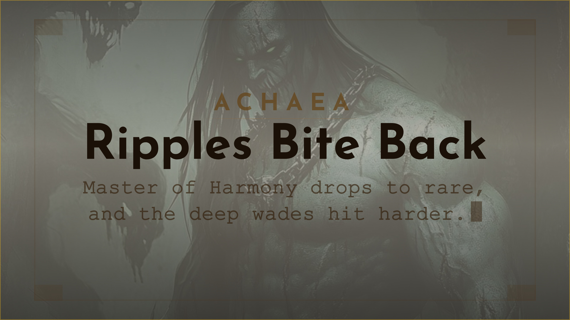 Achaea Mnemosyne updates: Master of Harmony boon drops to rare tier, denizens resist critical hits at ripples 150+