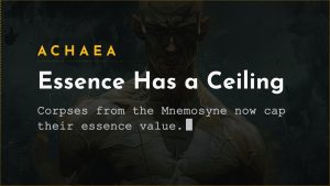 Achaea updates card: Essence Has a Ceiling, Mnemosyne corpse essence cap